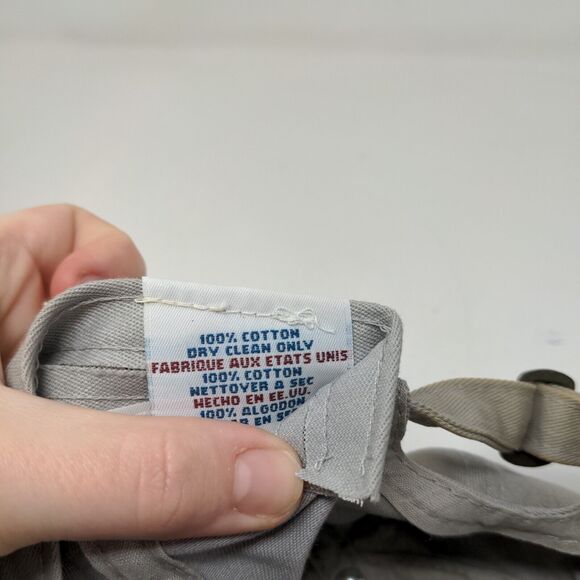 New Era Mens Slideback Hat Gray OSFA Embroidered Rattlesnake Logo Distressed - Picture 12 of 12